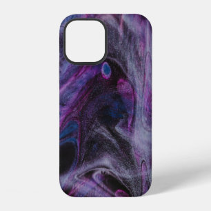Purple and pink abstract painting iPhone 12 case