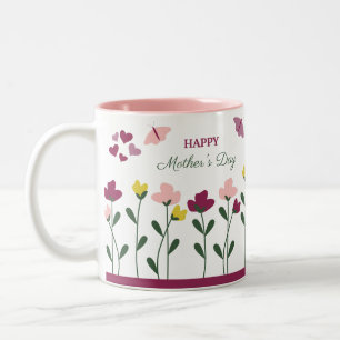 Purple and Pink Floral Mother's Day Mug