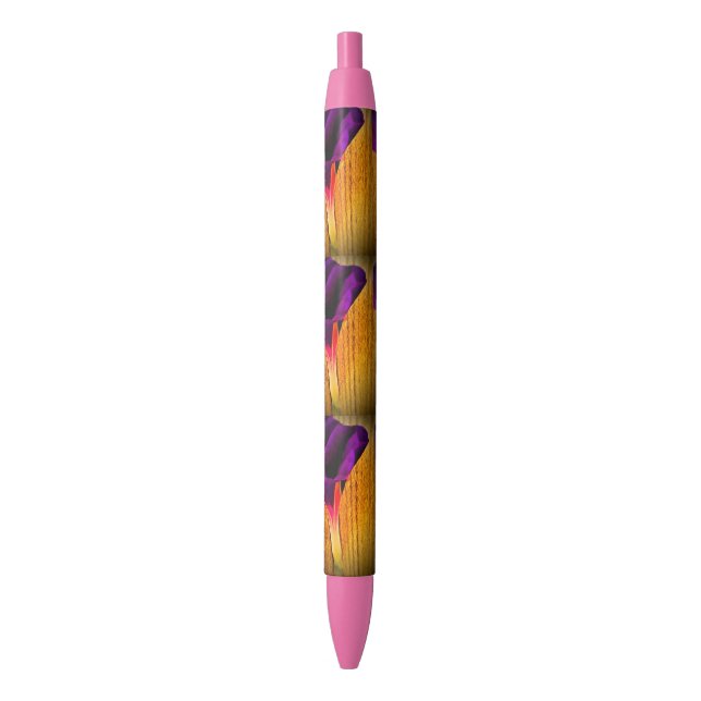 Purple and Pink Flower Pen (Front Vertical)