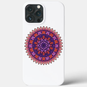 Purple and pink mandala  iPhone 13 pro max case