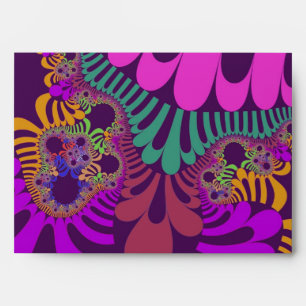 Purple and Pink Mod Envelopes