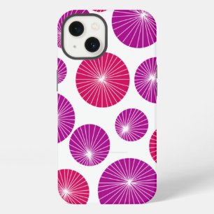 Purple and Pink Pinwheels iPhone 13 Case