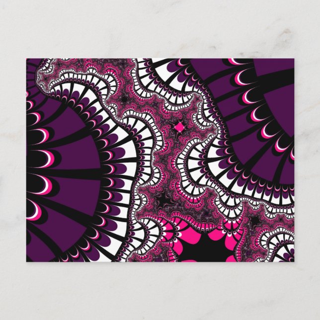 Purple and Pink Remix Postcard (Front)