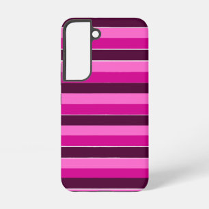 Purple and Pink Stripes Samsung Galaxy Case