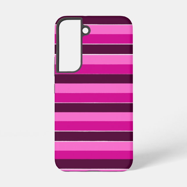Purple and Pink Stripes  Samsung Galaxy S22 Case (Back)