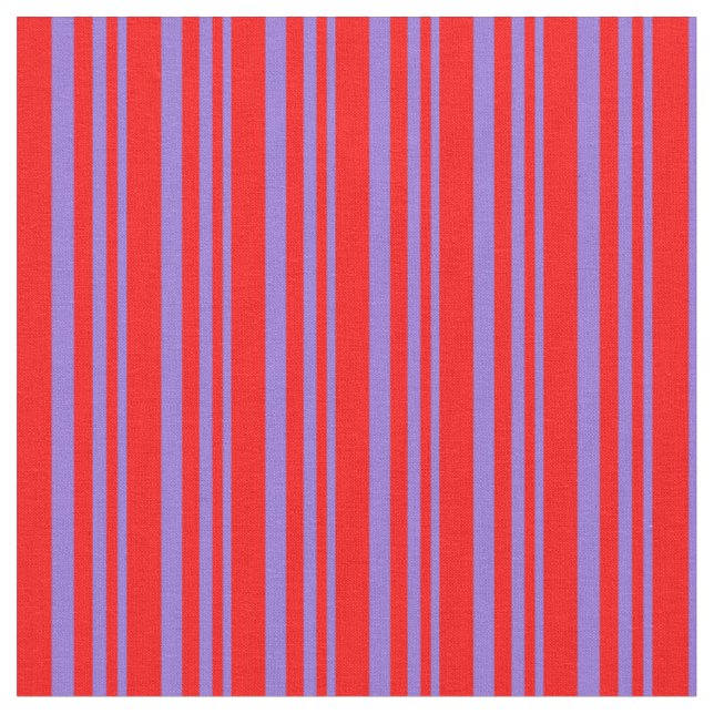 Purple and Red Coloured Stripes Fabric (Close Up)