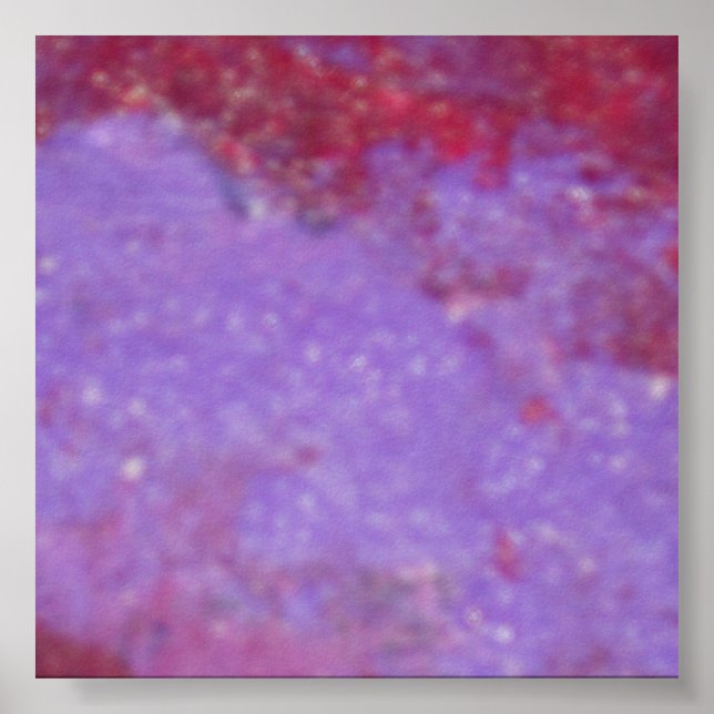 purple and red poster (Front)