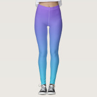Purple and Teal Blue Ombre