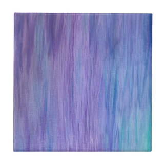 Purple and Turquoise Fusion Tile