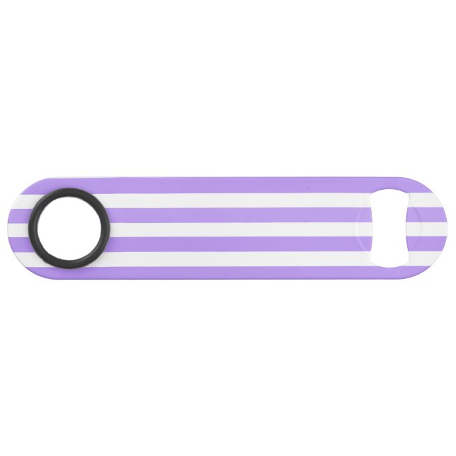 Purple and white candy stripes bar key (Back Horizontal)