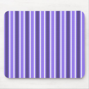 Purple and white candy stripes mouse pad