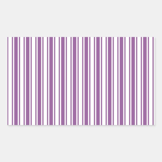 Purple and white candy stripes sticker (Front)