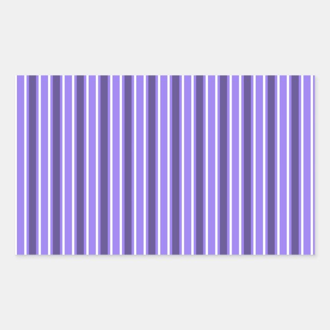 Purple and white candy stripes sticker (Front)