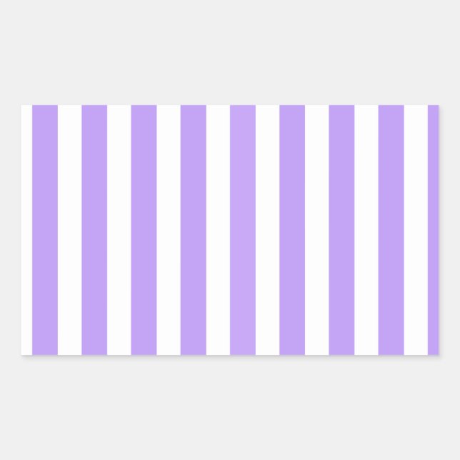 Purple and white candy stripes sticker (Front)
