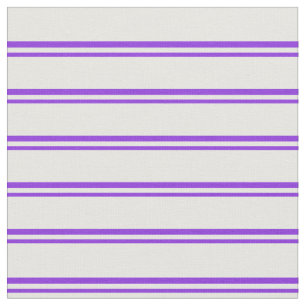 Purple and White Coloured Lines/Stripes Pattern Fabric