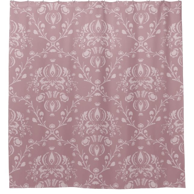Purple and White Damask (Front)
