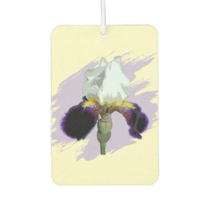 Purple and White Iris Air Freshener