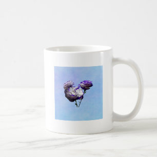 Purple and White Lisianthus Coffee Mug
