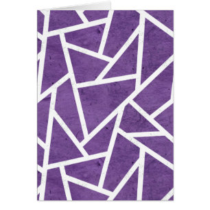 Purple and white mosaic pattern