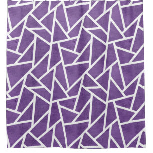 Purple and white mosaic pattern