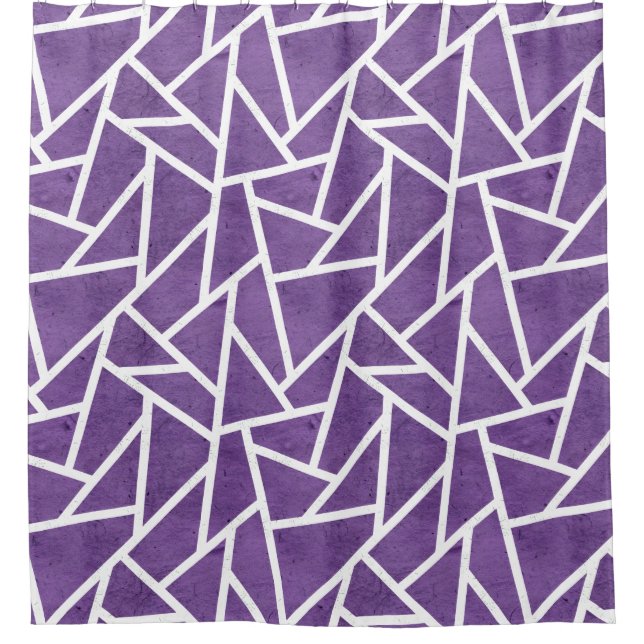 Purple and white mosaic pattern (Front)