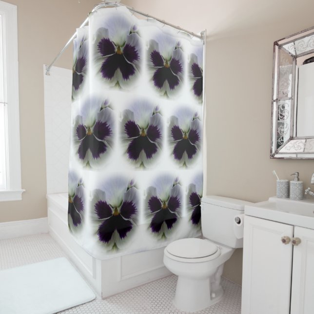Purple and white pansy (In Situ)