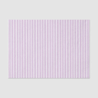 Purple and White Pinstripe Tissue Paper