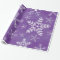 Purple and White Snowflake Pattern