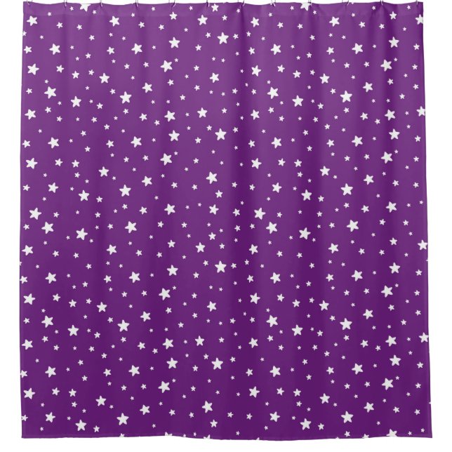 Purple and White Stars Celestial Sky (Front)