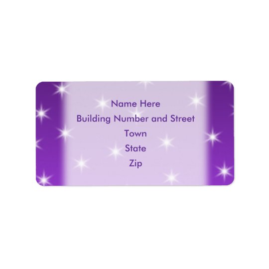 Purple and White Stars, Pattern.