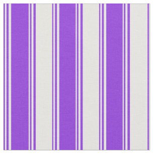 Purple and White Striped/Lined Pattern Fabric
