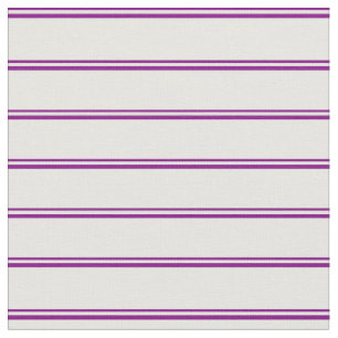 Purple and White Stripes/Lines Pattern Fabric