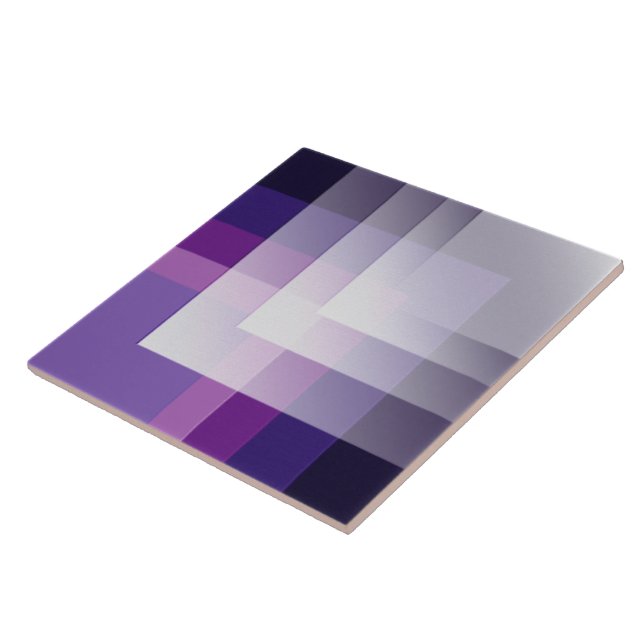 Purple and white tile (Side)