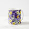 Purple and Yellow Pansy Flowers
