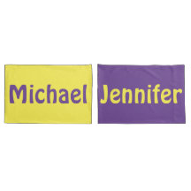 Purple and Yellow Personalized