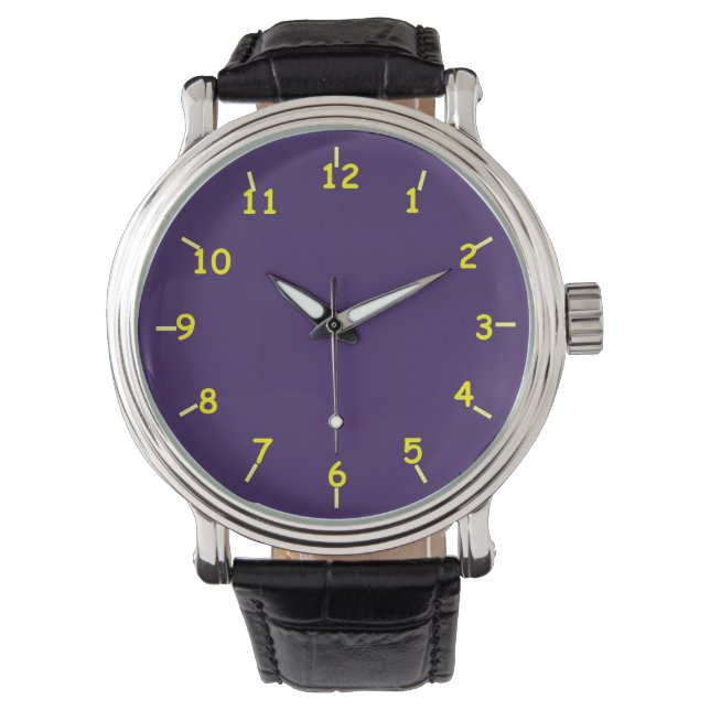 Purple and Yellow Watch (Front)