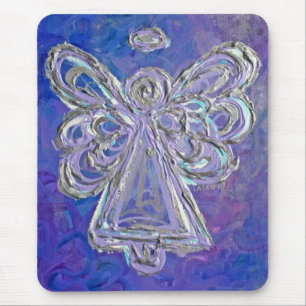 Purple Angel Mousepad