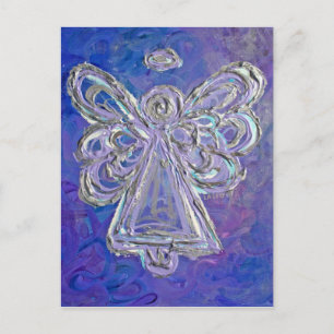 Purple Angel Postcard