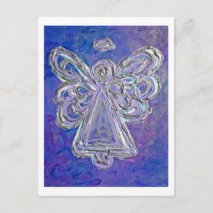 Purple Angel Postcard