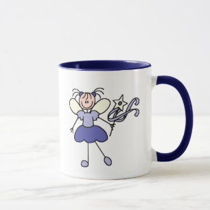 Purple Angel Stick Figure Mug