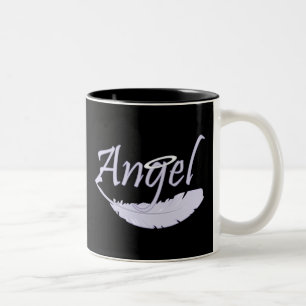 Purple Angel Two-Tone Coffee Mug