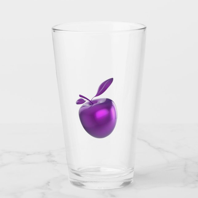 Purple Apple Glass (Front)