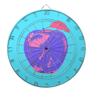 Purple Apple Pop Art Dartboard