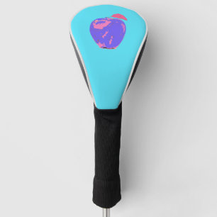 Purple Apple Pop Art Golf Head Cover