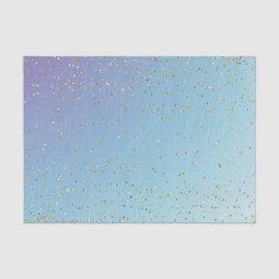 Purple Aqua Gold Sparkle Tissue Paper