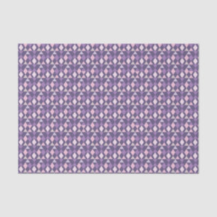 Purple Arabic Geometric Pattern Tissue Paper