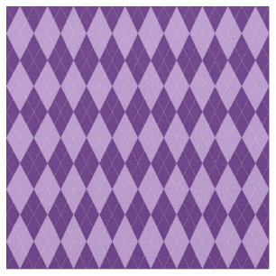 Purple Argyle Fabric