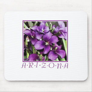 purple arizona flowers mousepad