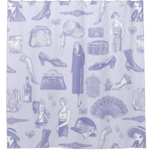 purple art deco 1920s flapper glamour feminine