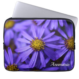 Purple Aster Flowers at RHS Garden Wisley Laptop Sleeve